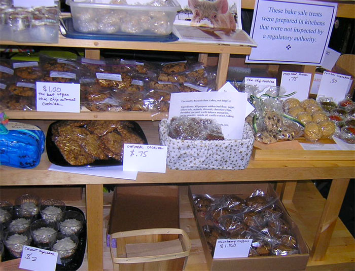 Vegan Haven bake sale