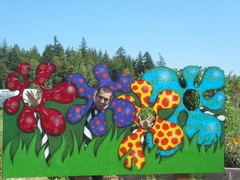 Flower faces test run